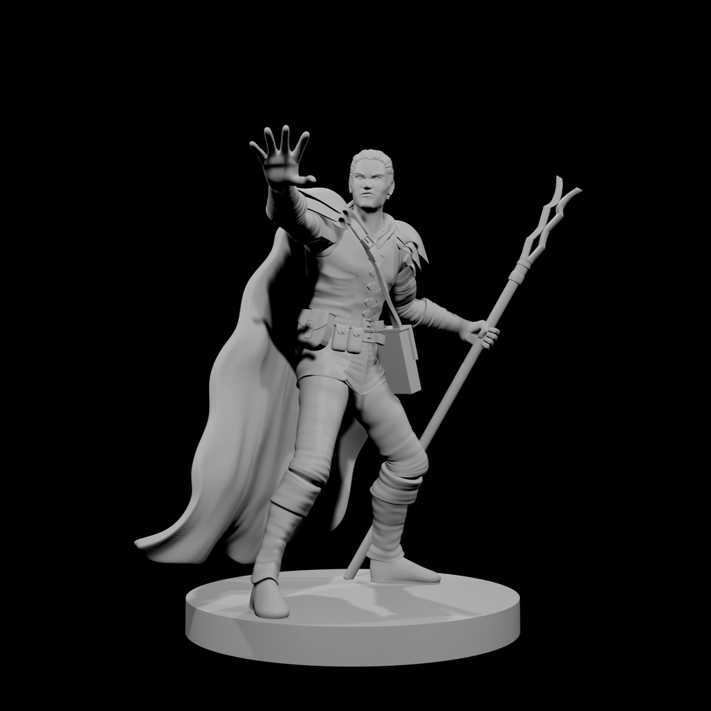 Human Male Abjurer Wizard