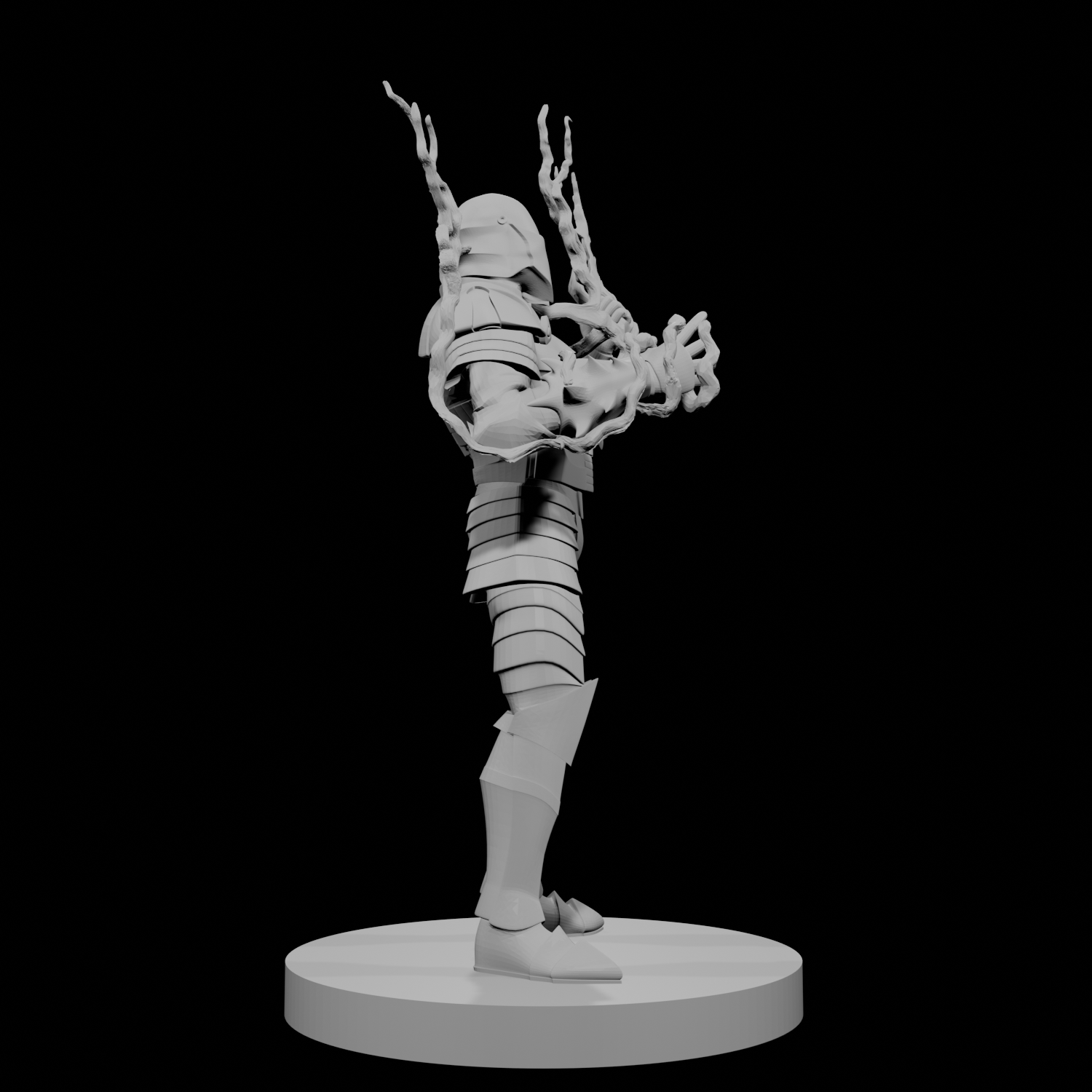 Human Male Armored Sorcerer