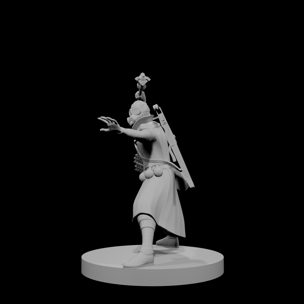 Human Male Artificer Alchemist with Gas Mask