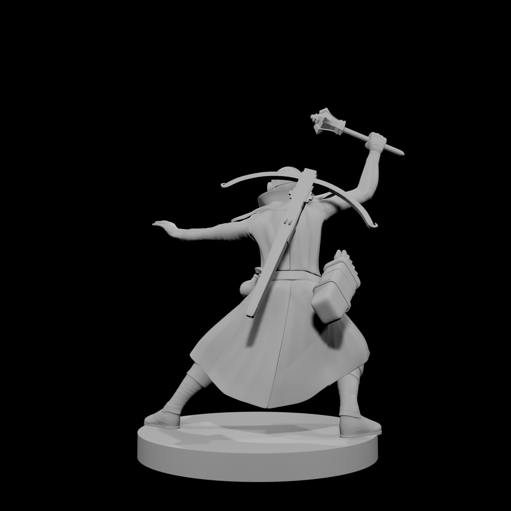 Human Male Artificer Alchemist with Gas Mask