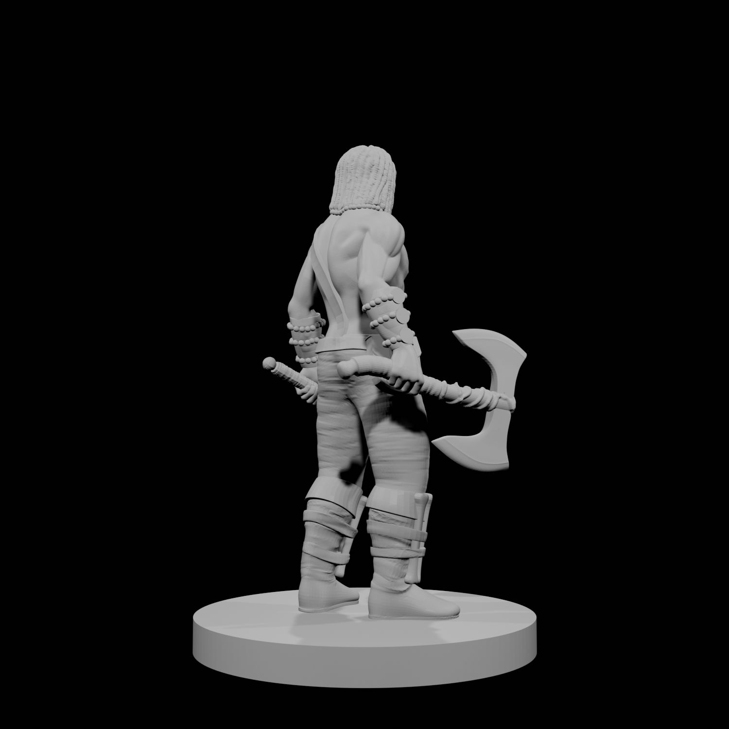 Human Male Barbarian 17