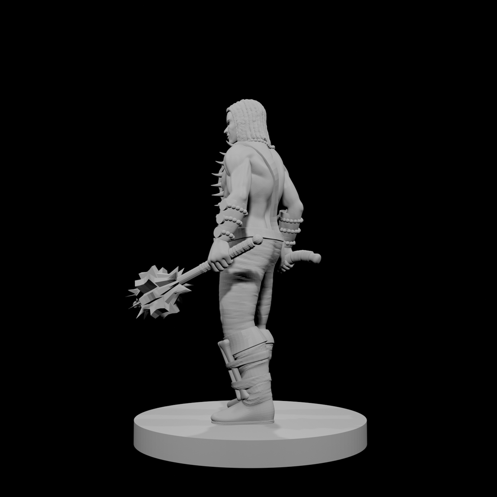 Human Male Barbarian 17