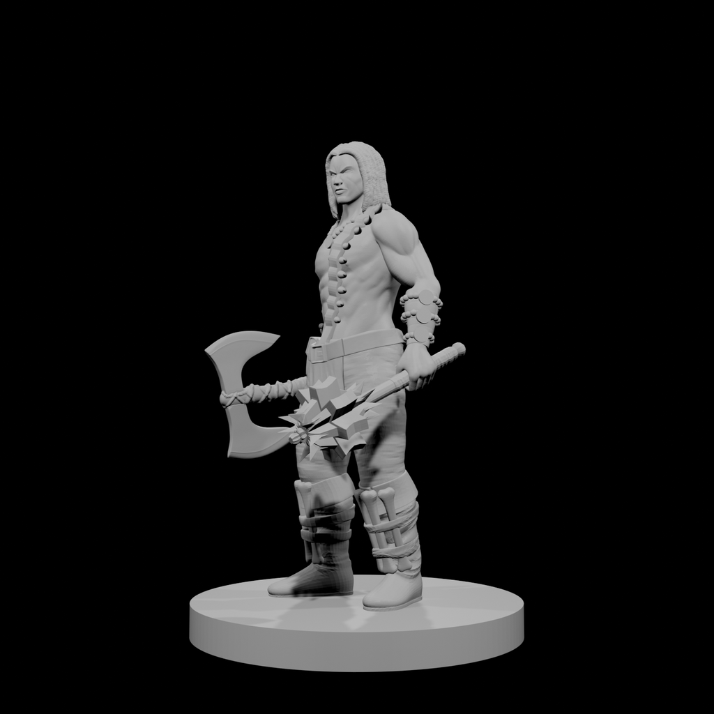 Human Male Barbarian 17