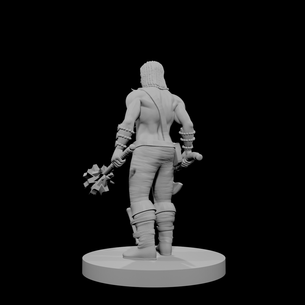 Human Male Barbarian 17