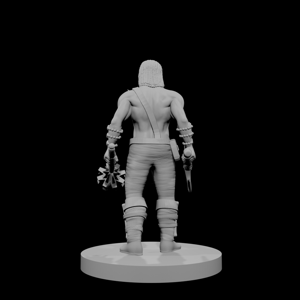 Human Male Barbarian 17
