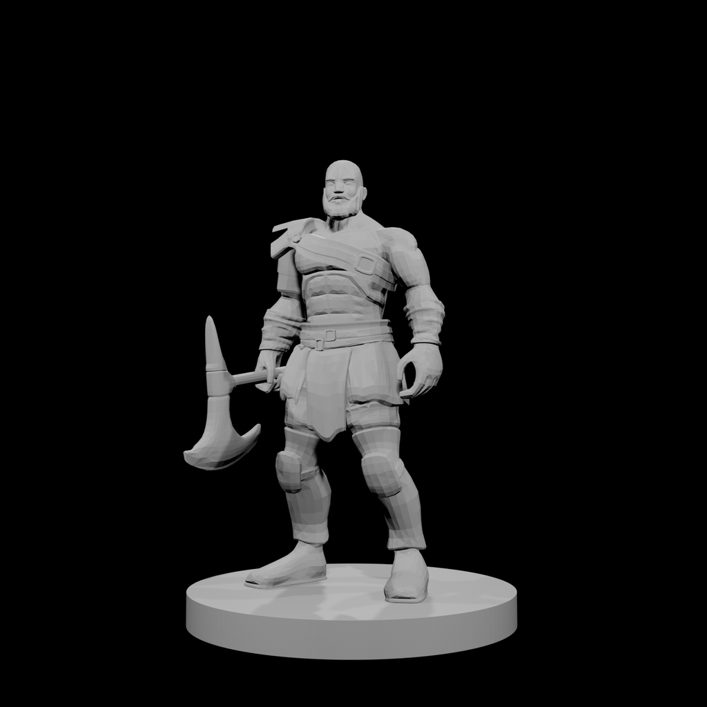 Human Male Barbarian 3