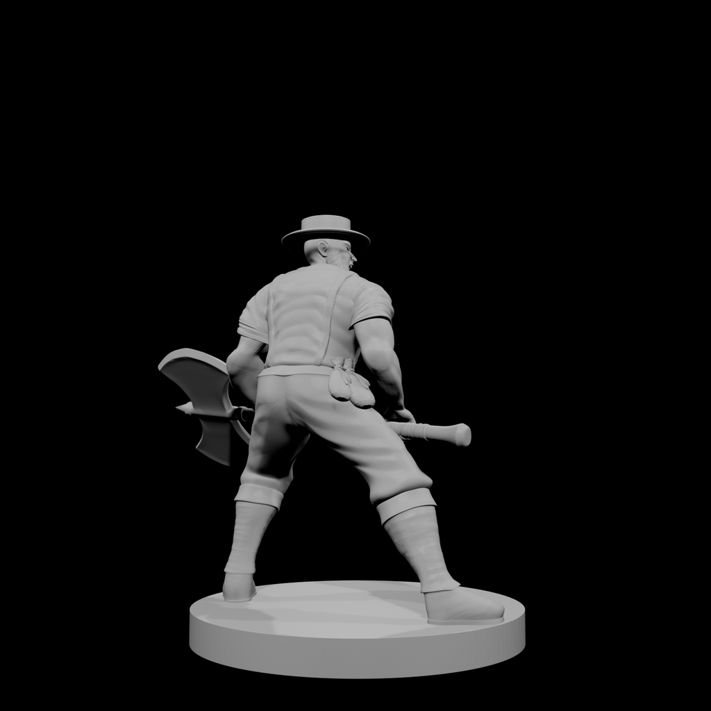Human Male Barbarian Amish