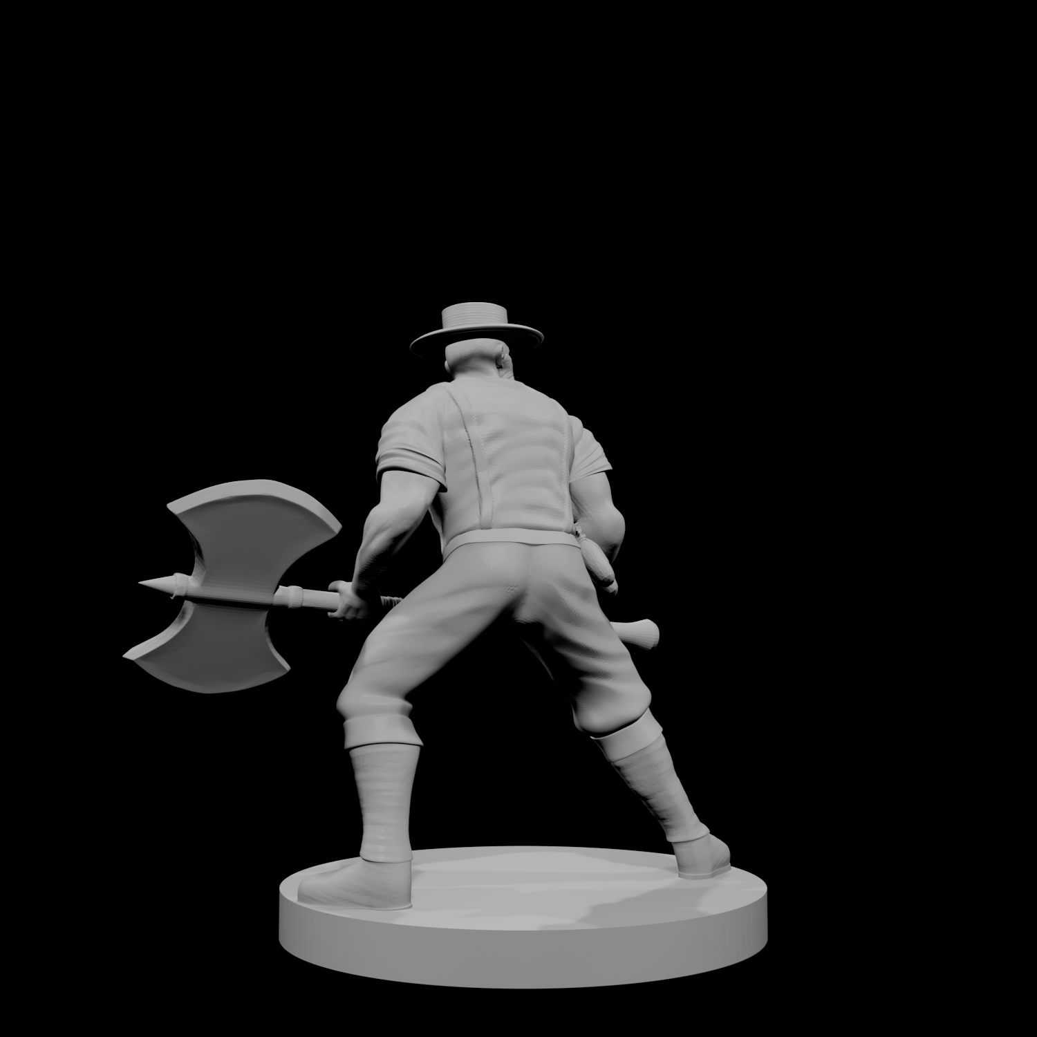 Human Male Barbarian Amish