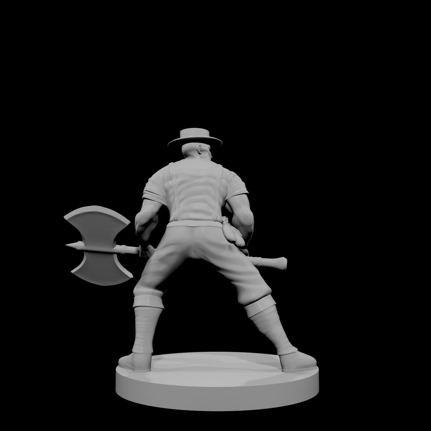 Human Male Barbarian Amish