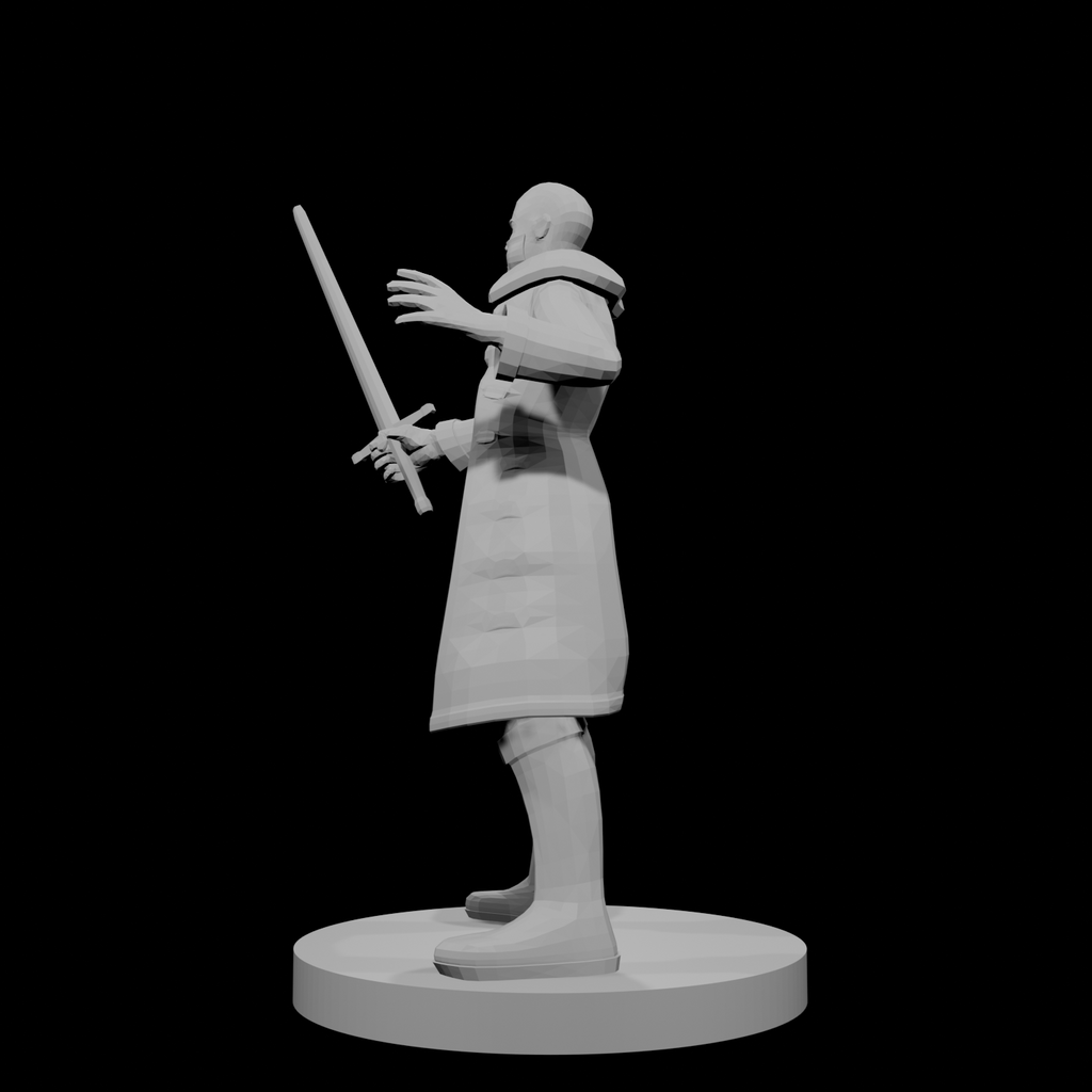 Human Male Blade Warlock
