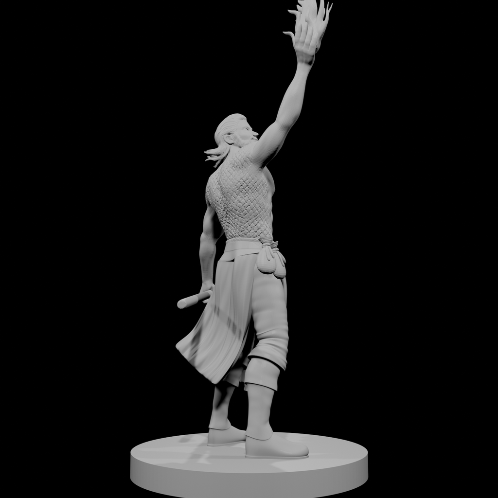 Human Male Draconic Bloodline Sorcerer