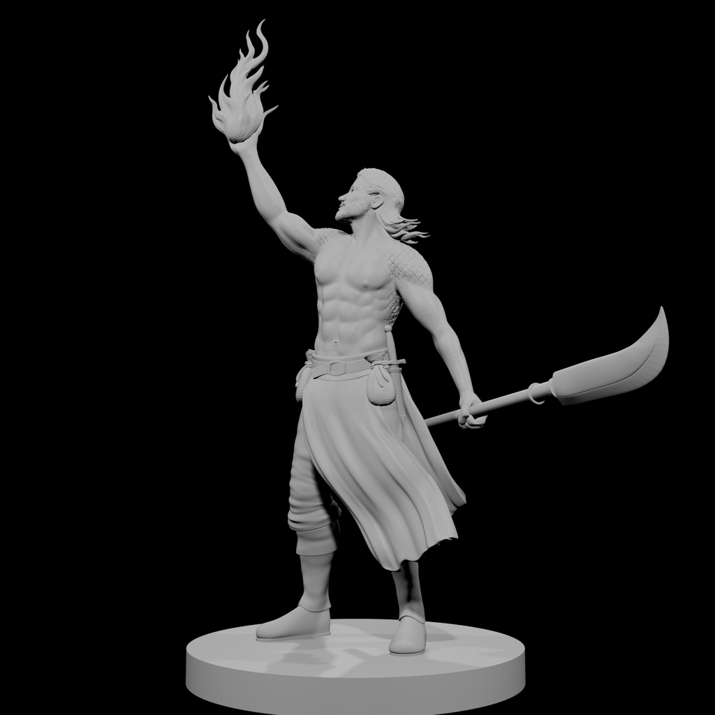 Human Male Draconic Bloodline Sorcerer