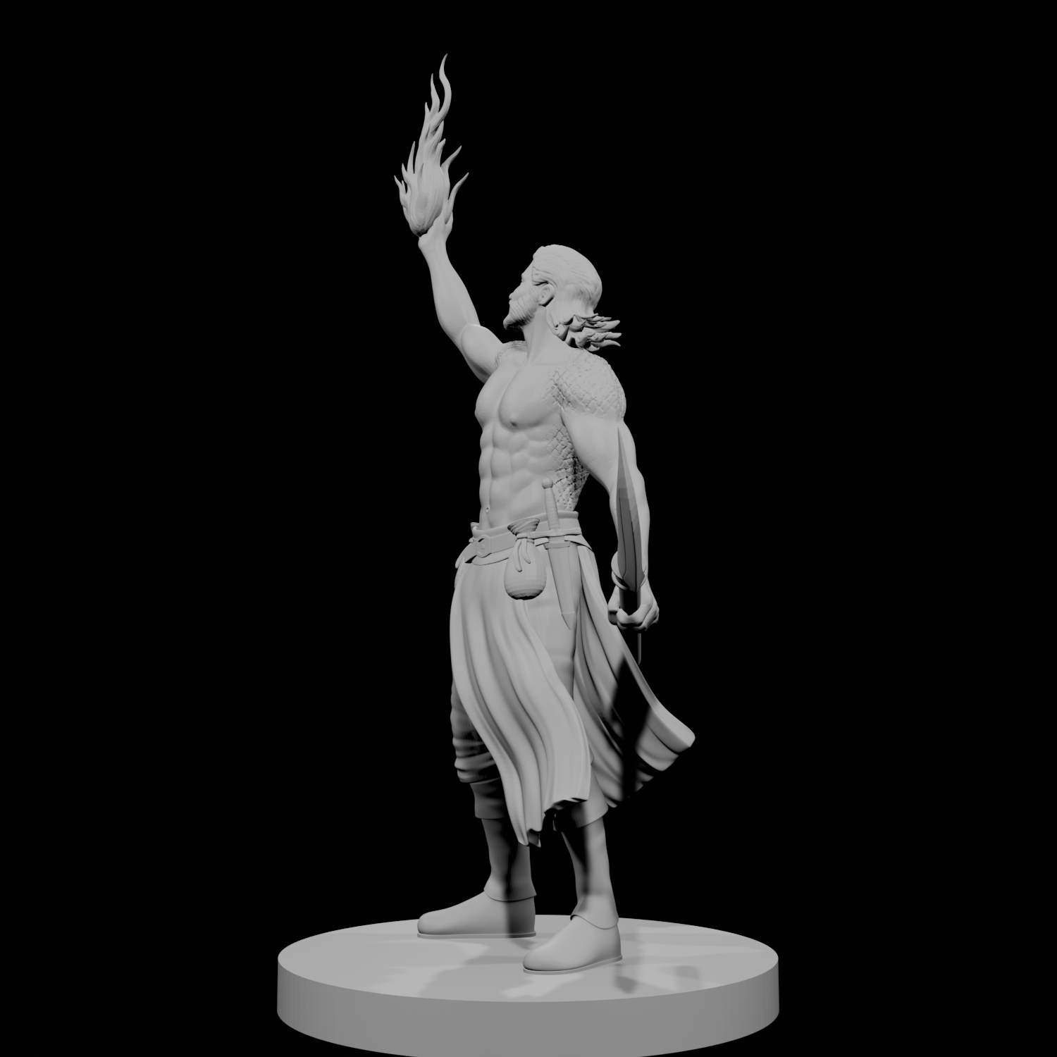 Human Male Draconic Bloodline Sorcerer
