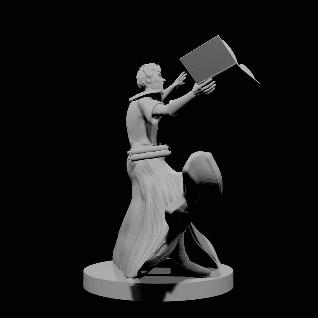 Human Male Evoker Wizard