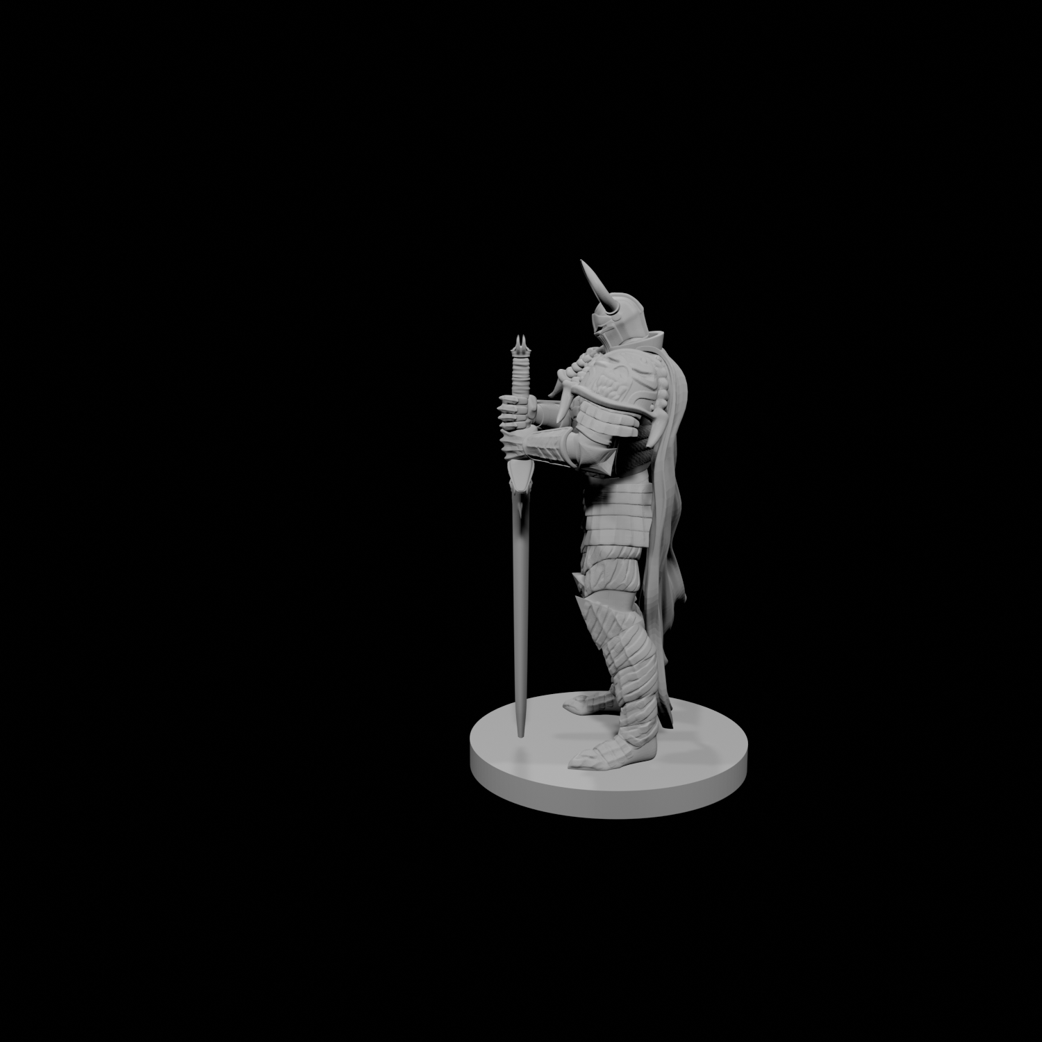Human Male Fallen Paladin