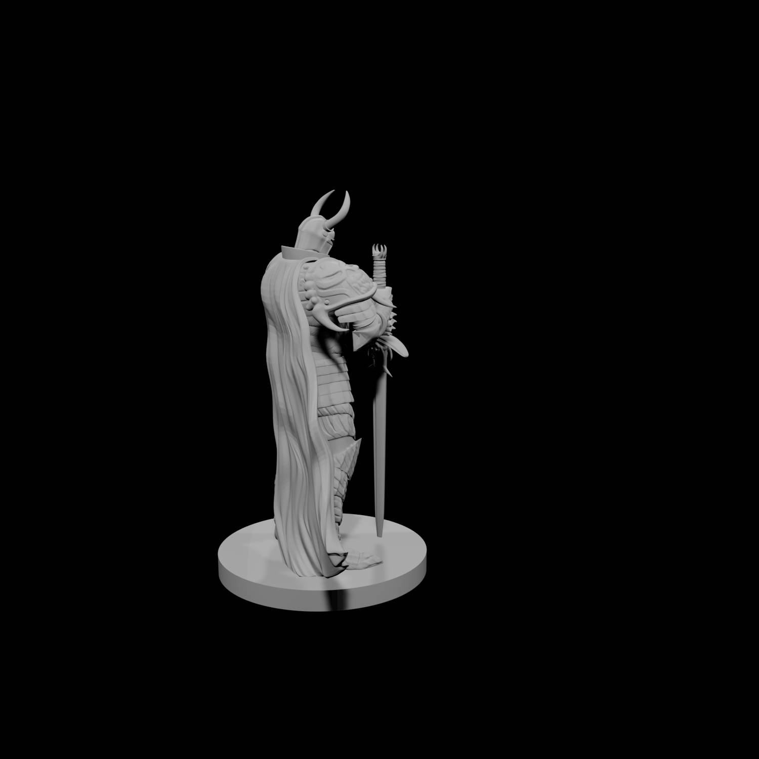 Human Male Fallen Paladin