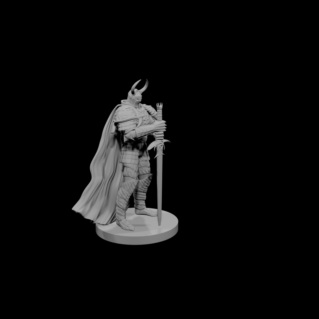 Human Male Fallen Paladin
