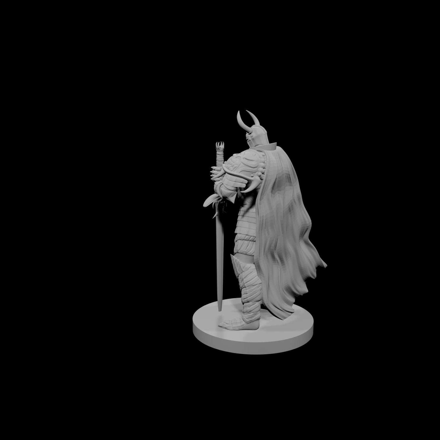 Human Male Fallen Paladin