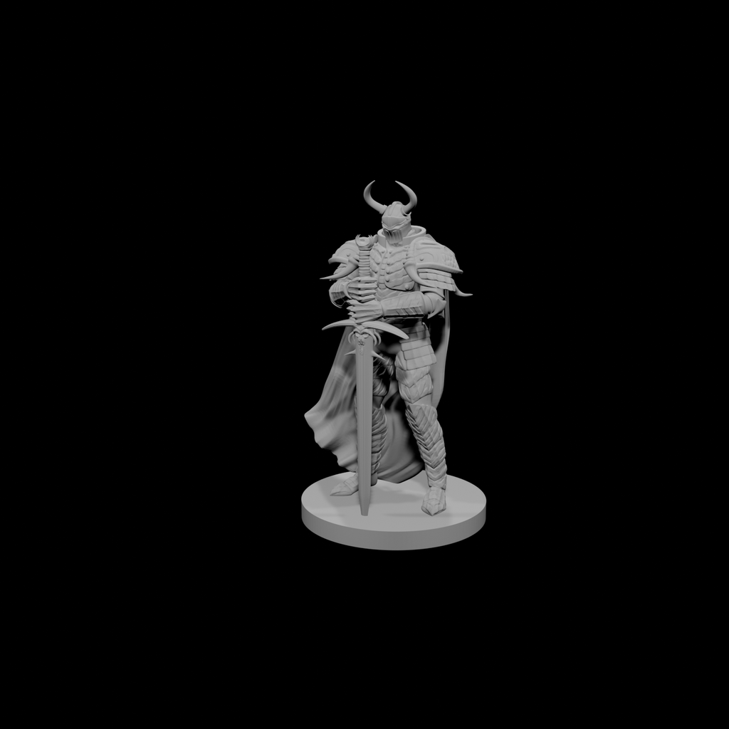 Human Male Fallen Paladin