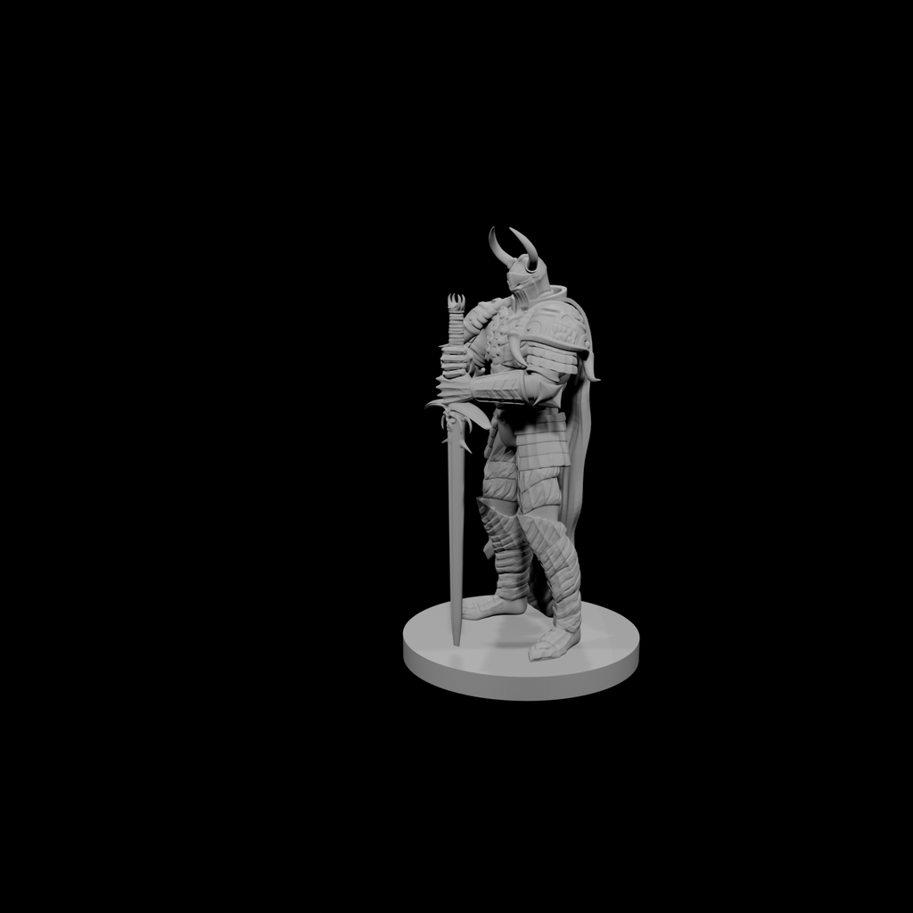 Human Male Fallen Paladin