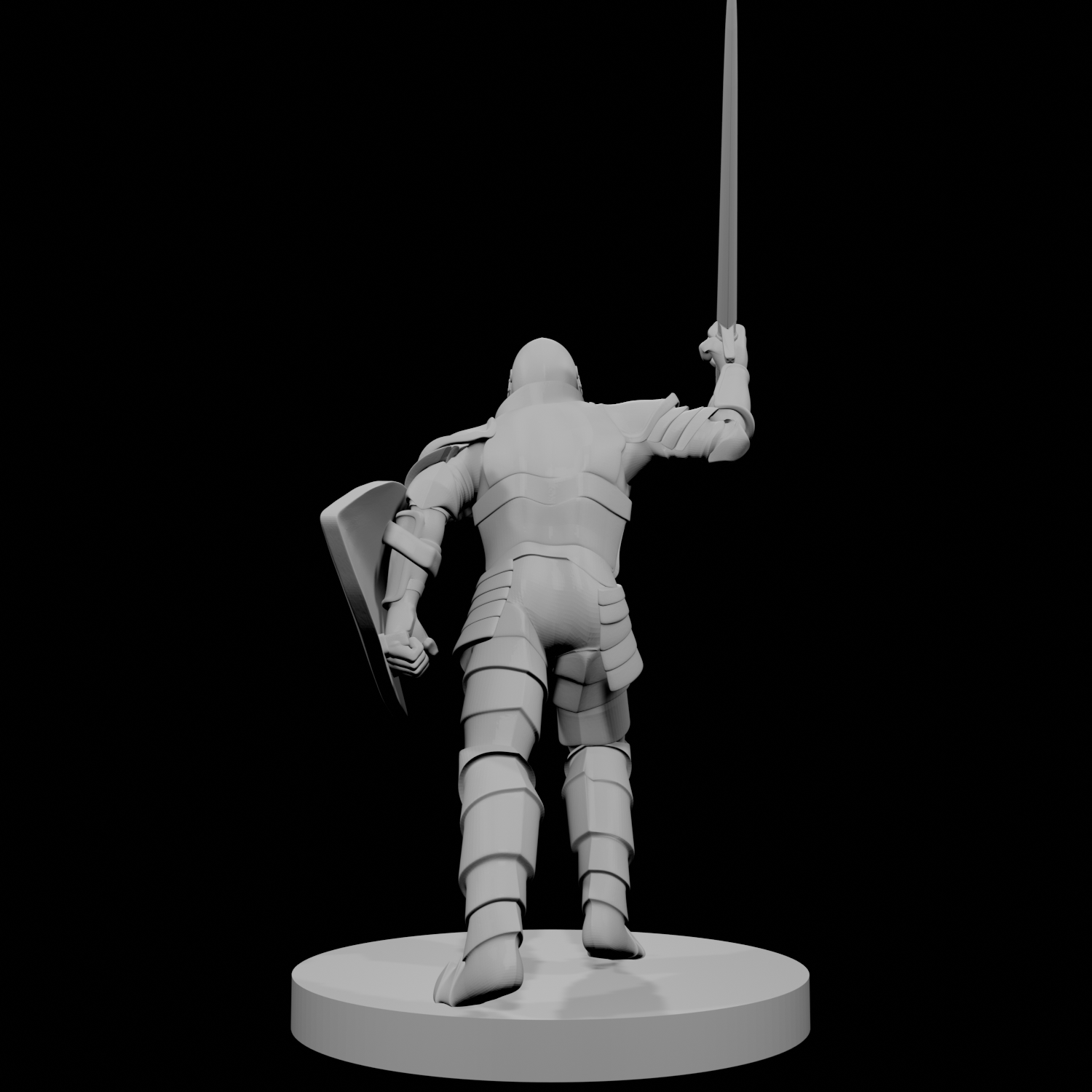 Human Male Fighter with hounskull bacinet