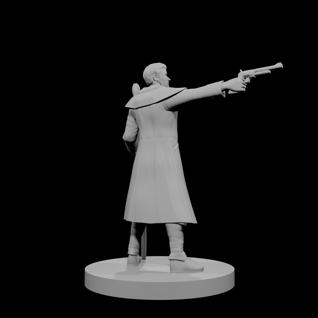 Human Male Gunslinger Wizard