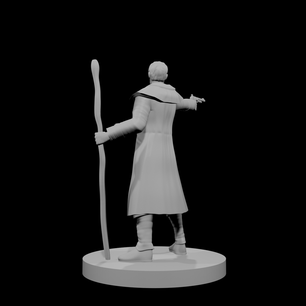 Human Male Gunslinger Wizard