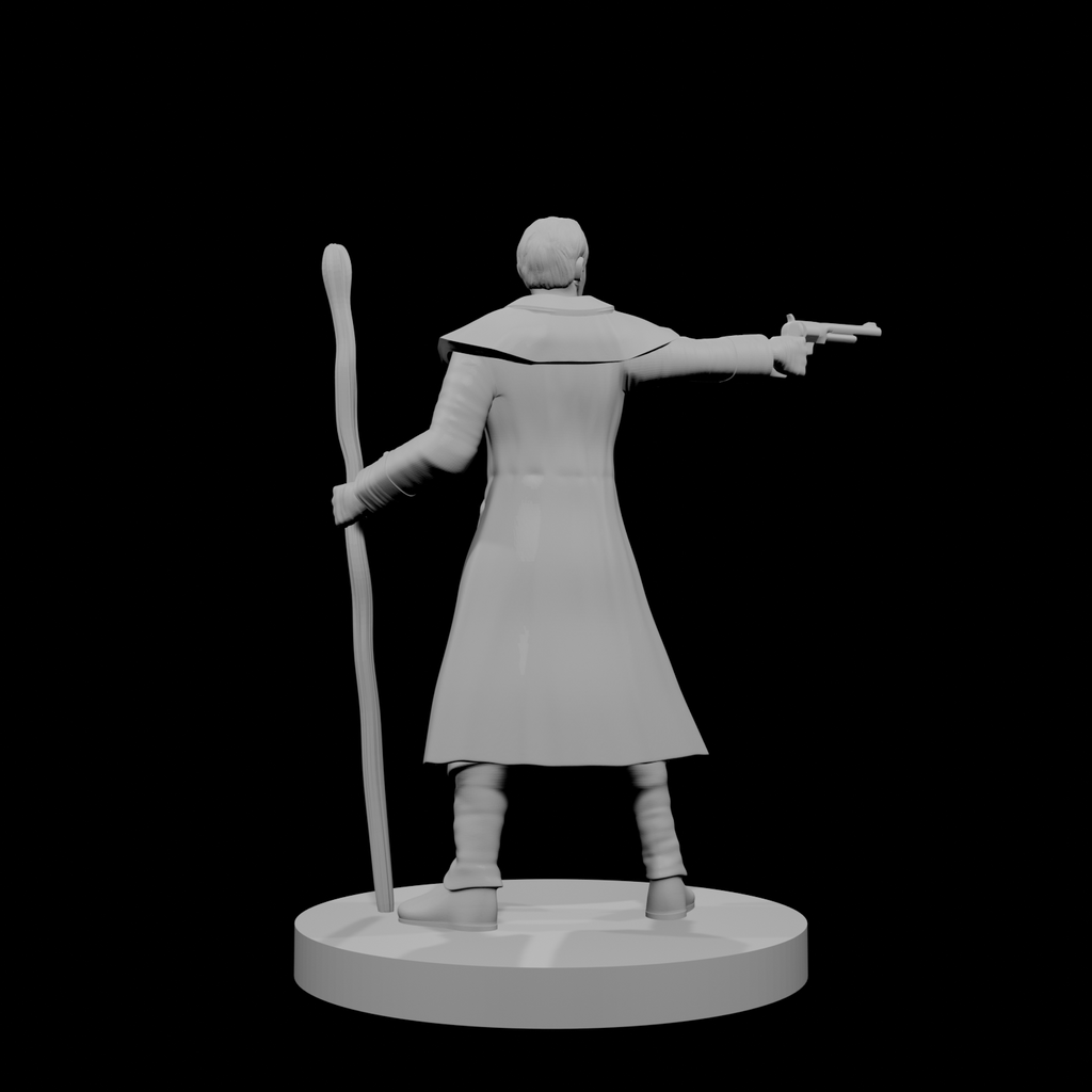 Human Male Gunslinger Wizard
