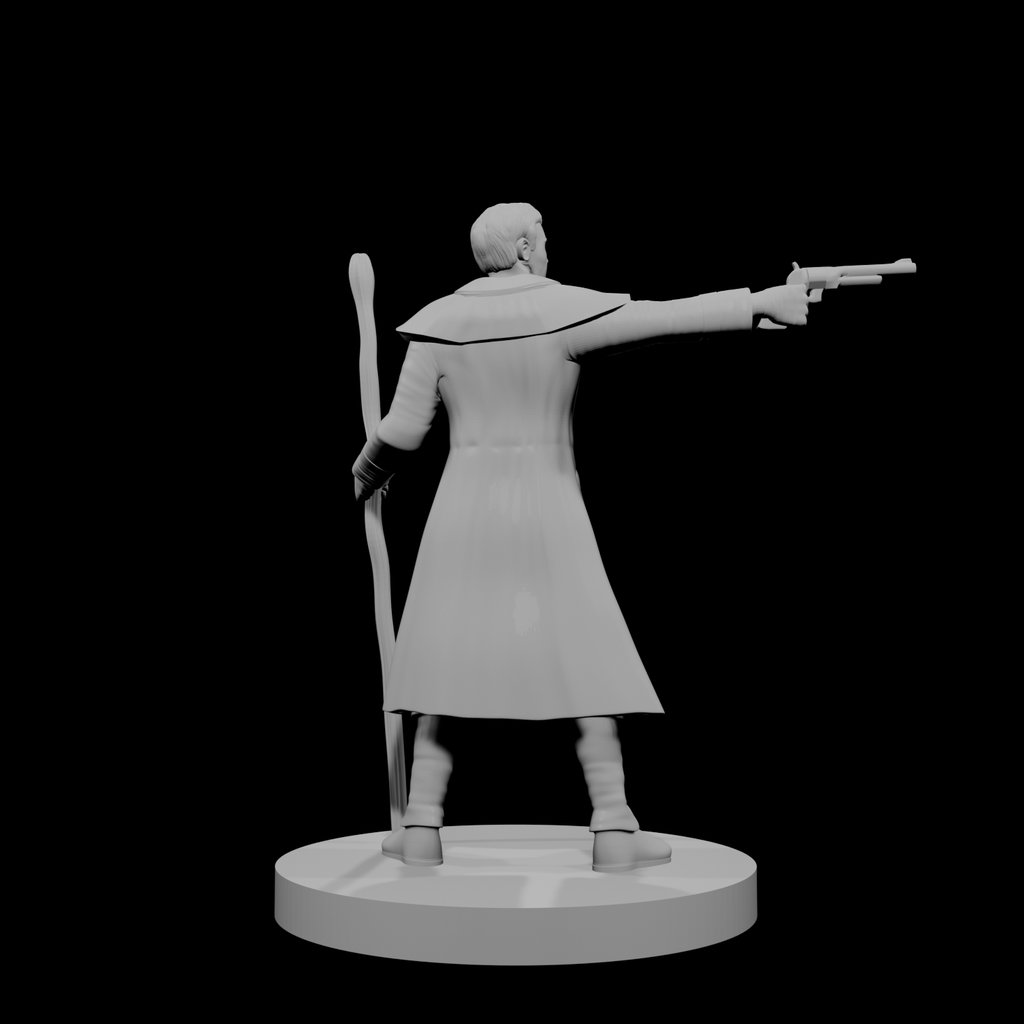Human Male Gunslinger Wizard
