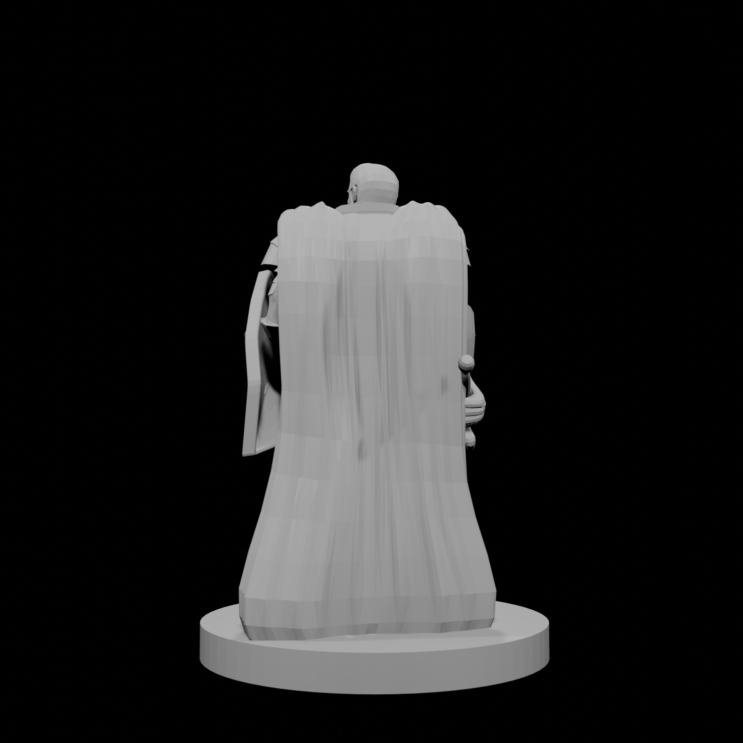 Human Male Light Cleric with Sword and Shield