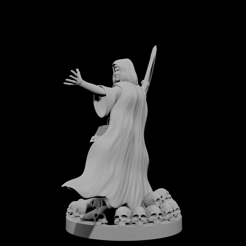 Human Male Necromancer Wizard