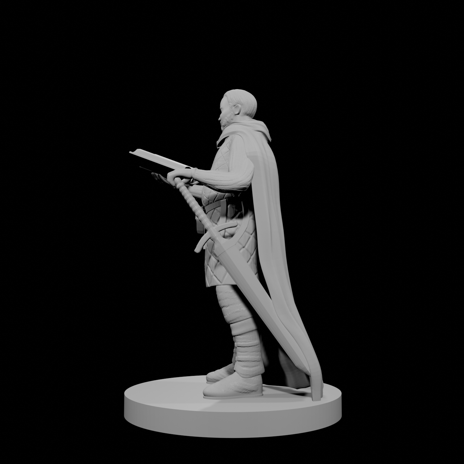 Human Male Scholar Fighter