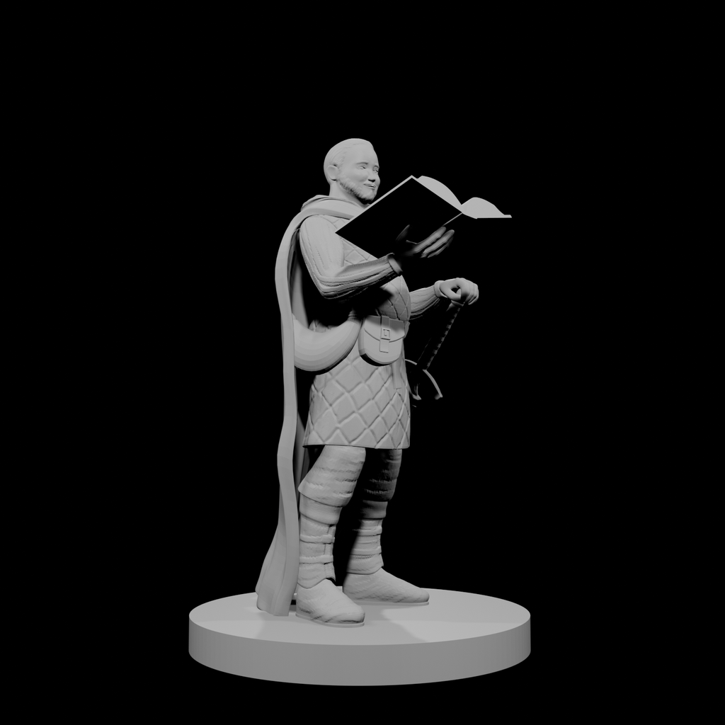Human Male Scholar Fighter