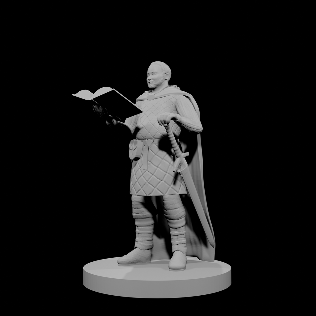 Human Male Scholar Fighter