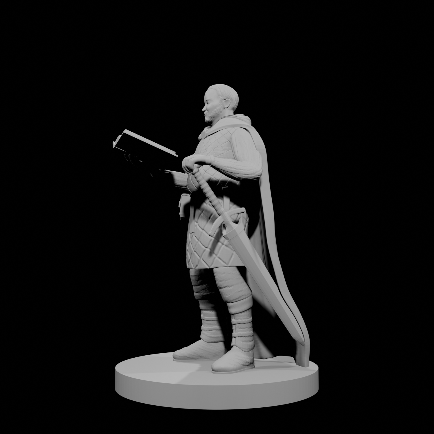 Human Male Scholar Fighter