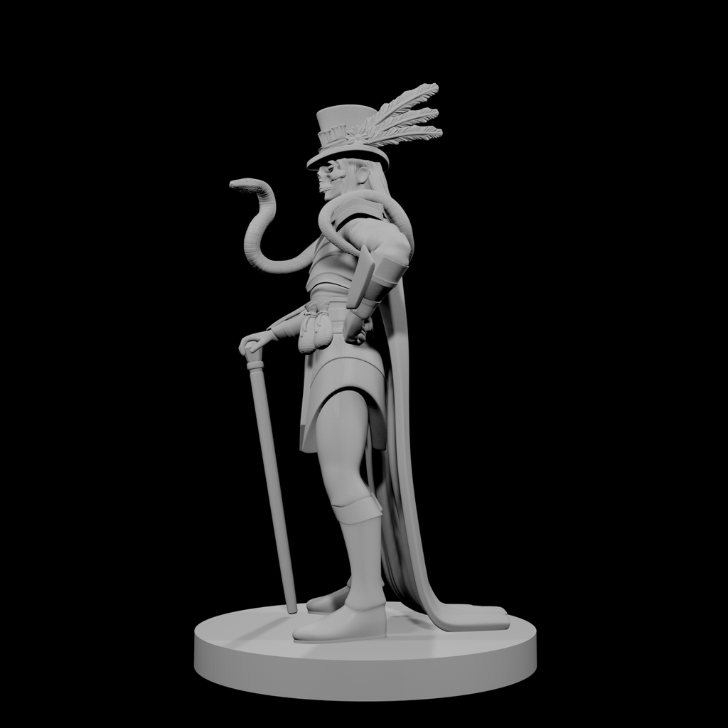 Human Male Voodoo Necromancer