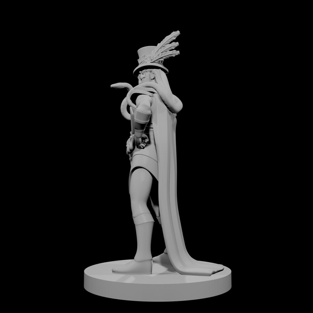 Human Male Voodoo Necromancer