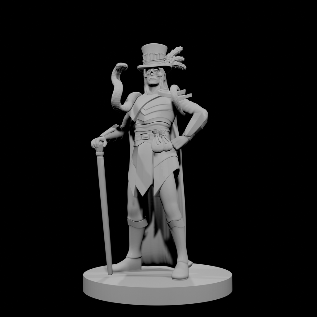 Human Male Voodoo Necromancer