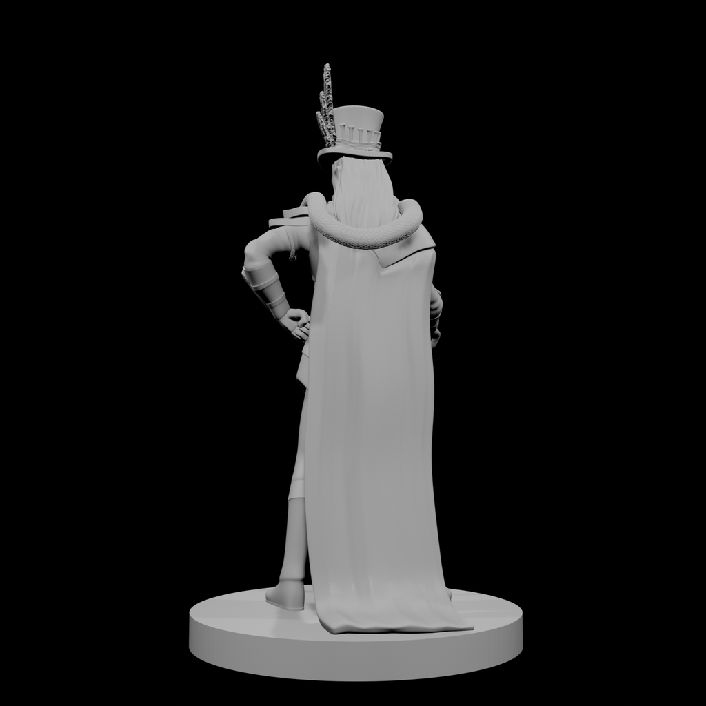 Human Male Voodoo Necromancer