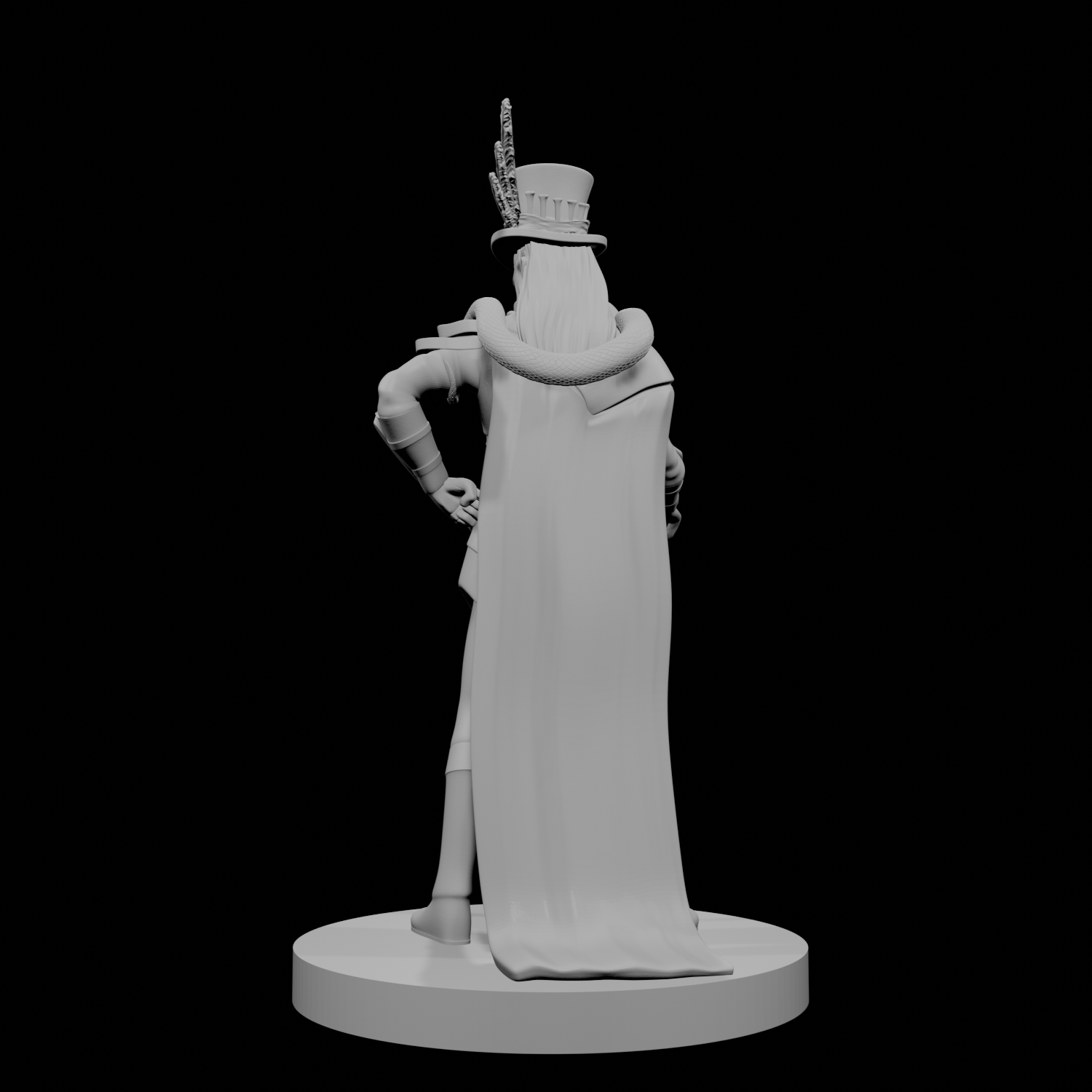 Human Male Voodoo Necromancer