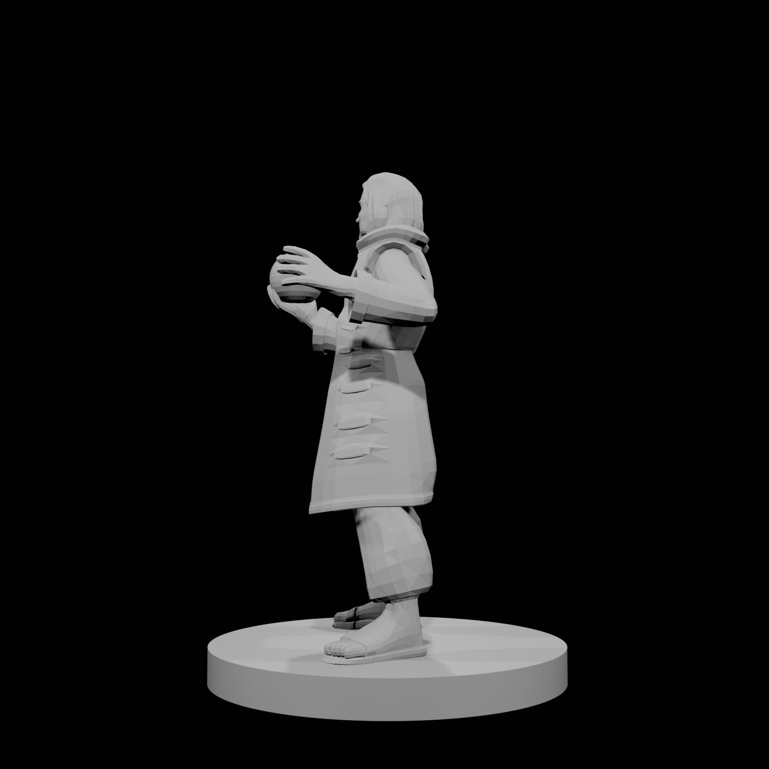 Human Male Warlock with Orb