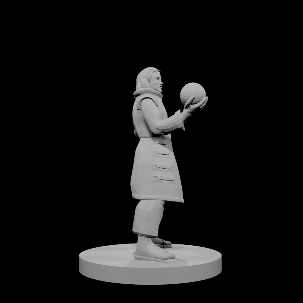 Human Male Warlock with Orb