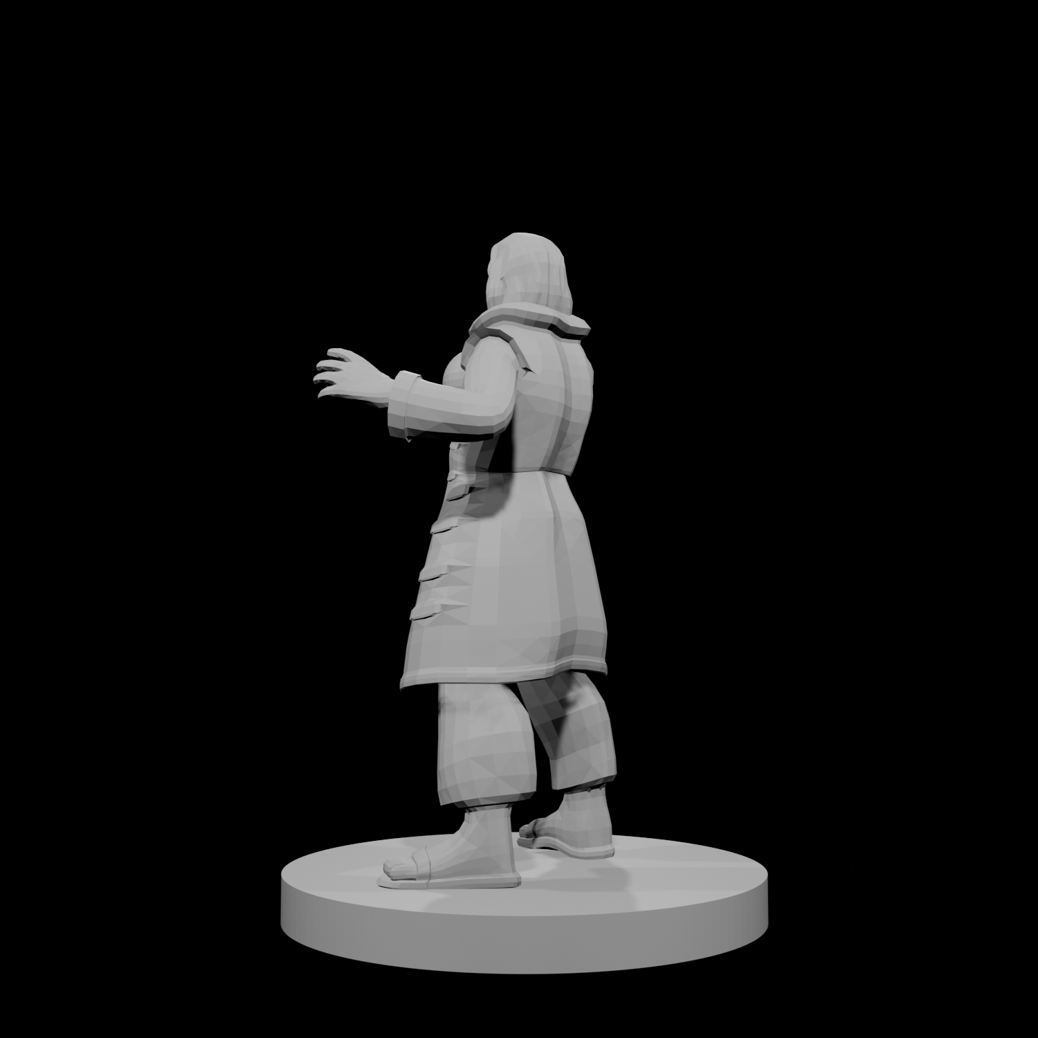 Human Male Warlock with Orb