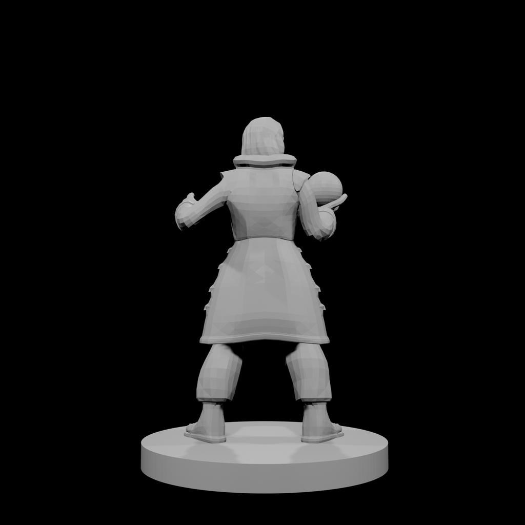 Human Male Warlock with Orb