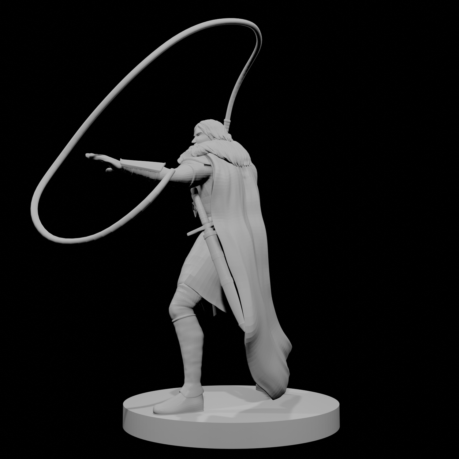 Human Male Whip Fighter