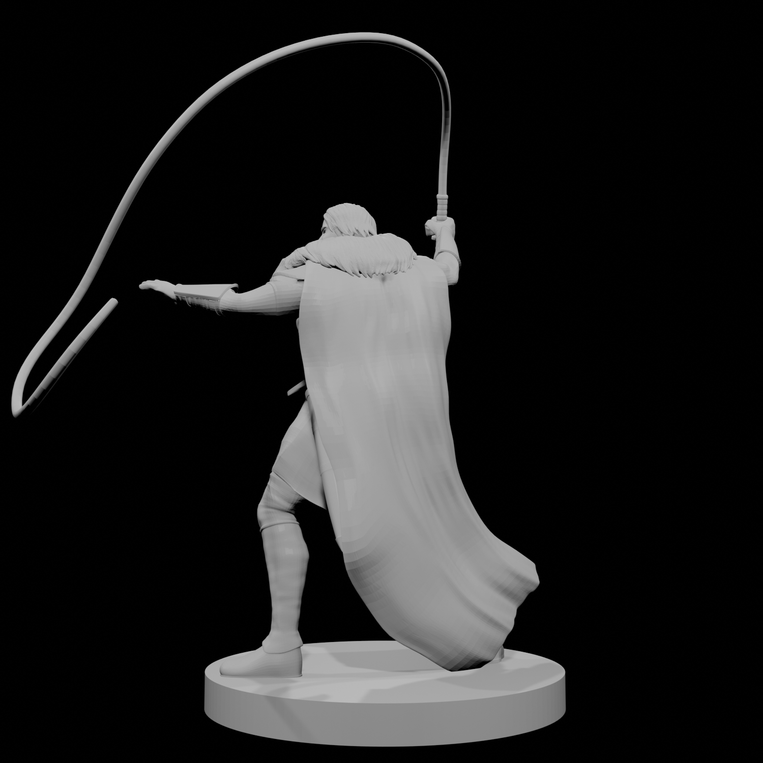 Human Male Whip Fighter