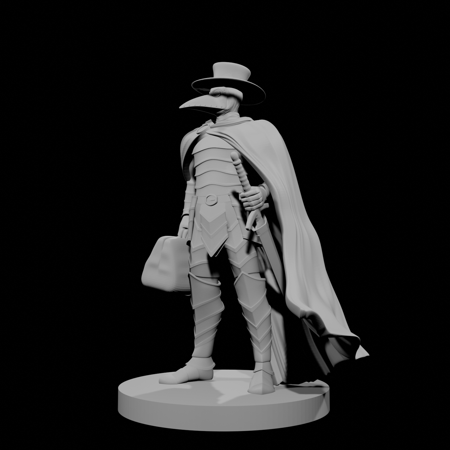 Human Plague Doctor War Cleric