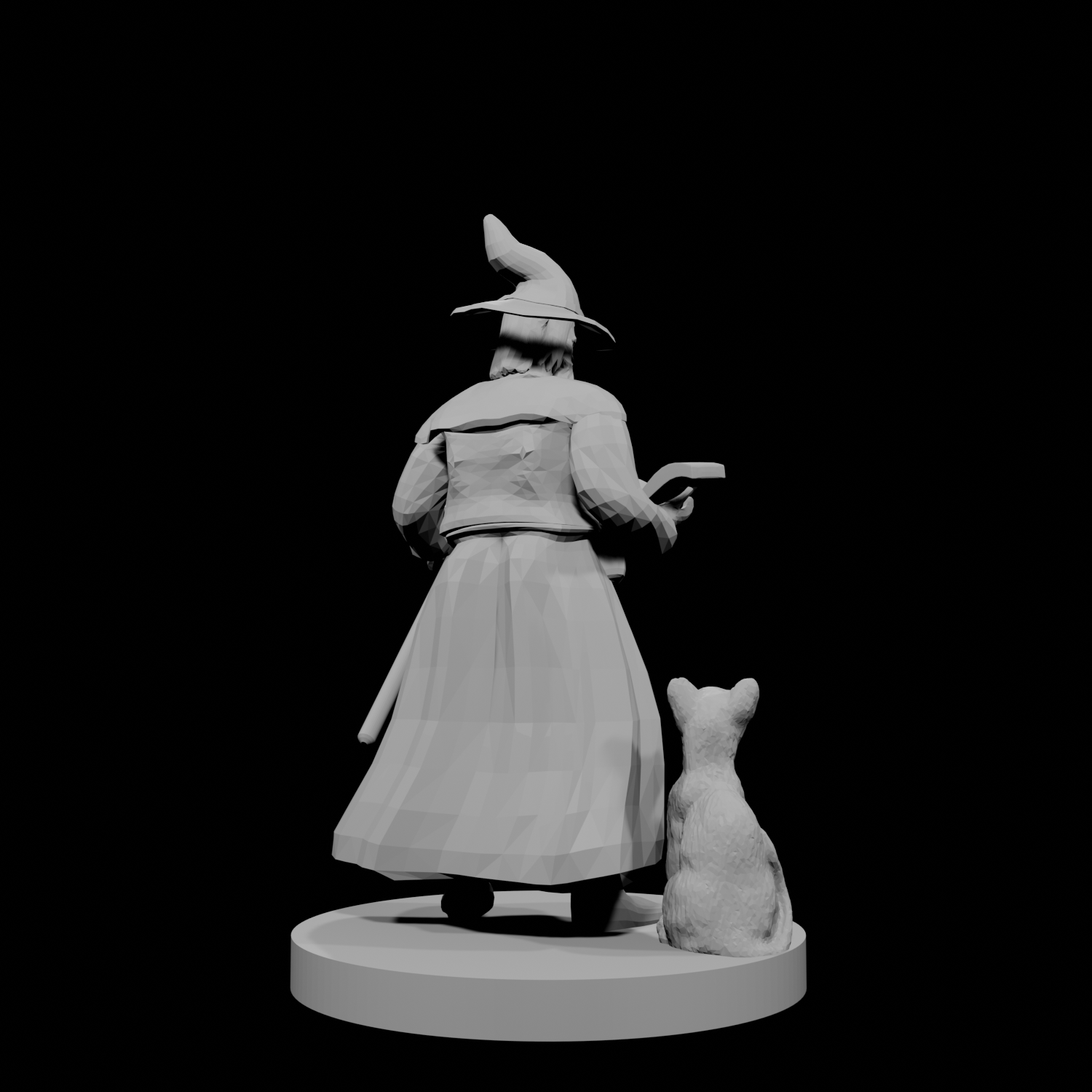 Human Wizard with beard and staff