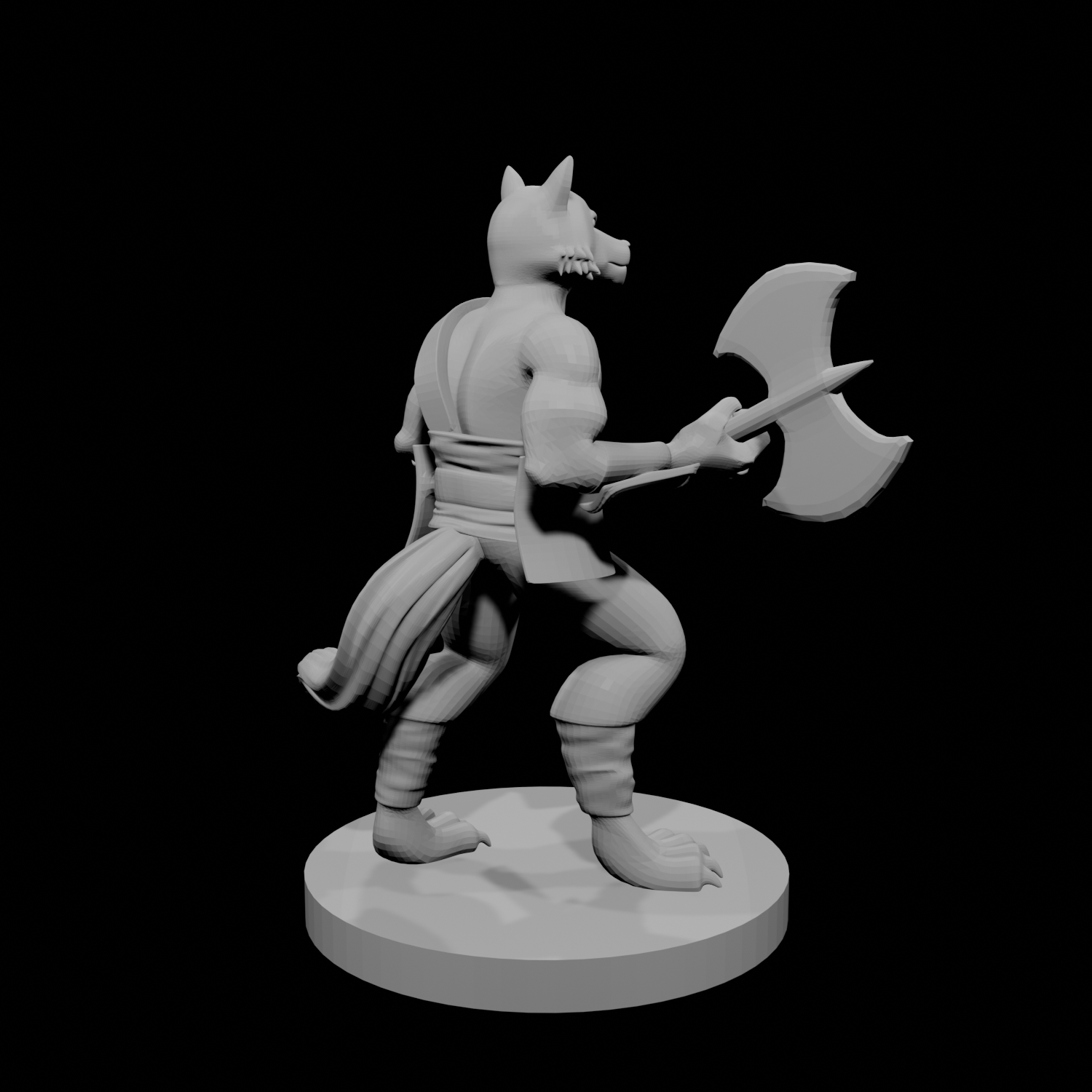 Kitsune Barbarian