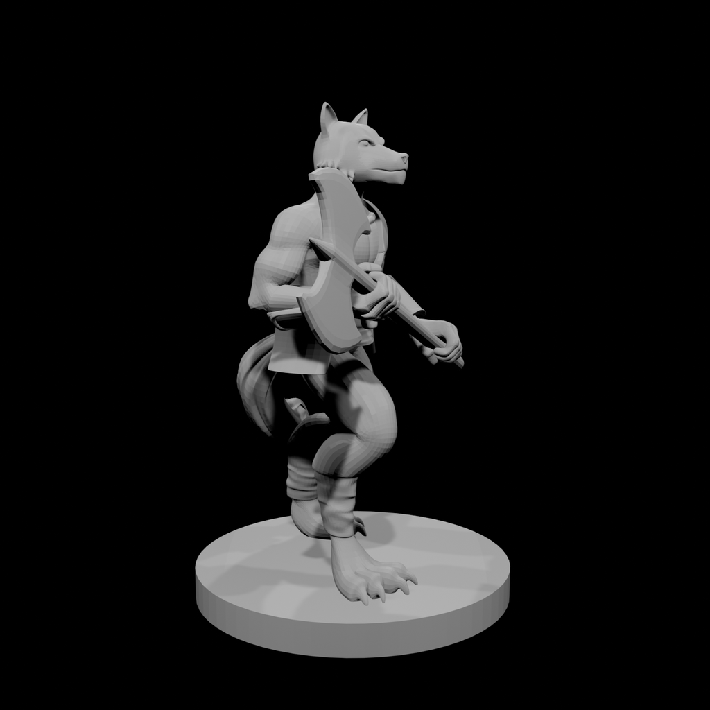 Kitsune Barbarian